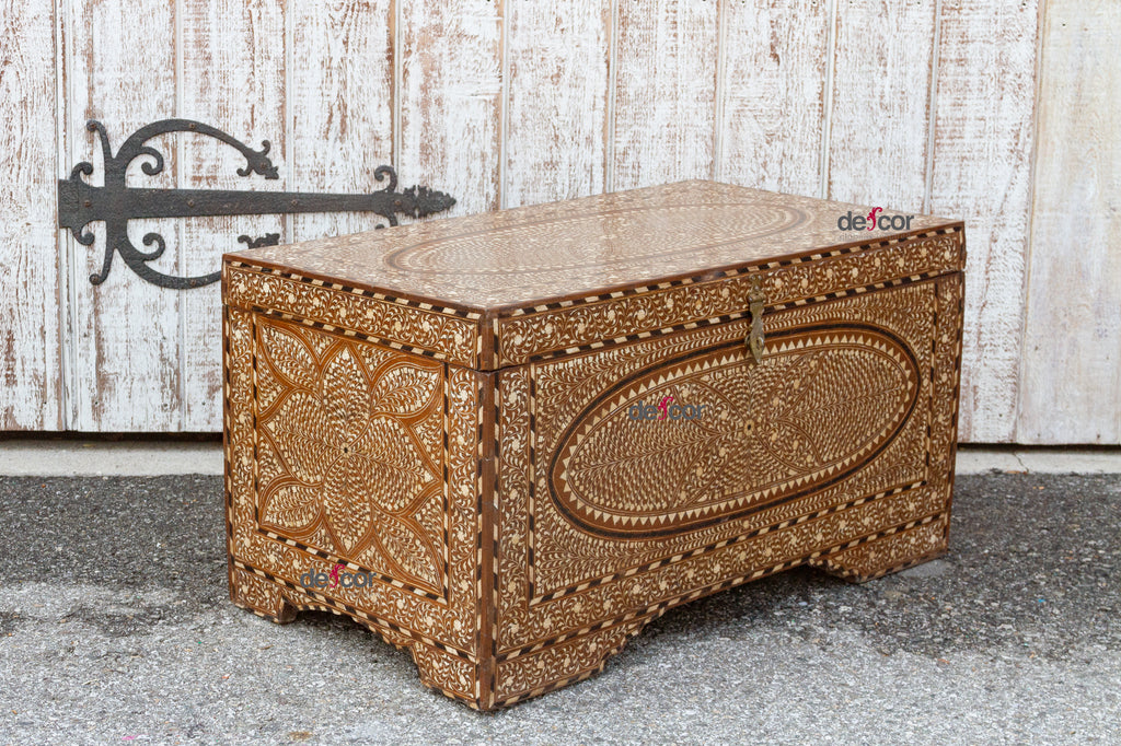 Large Anglo-Indian Butterfly Inlay Chest (Trade)