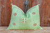 Kia Lumbar Moroccan Silk Rug Pillow