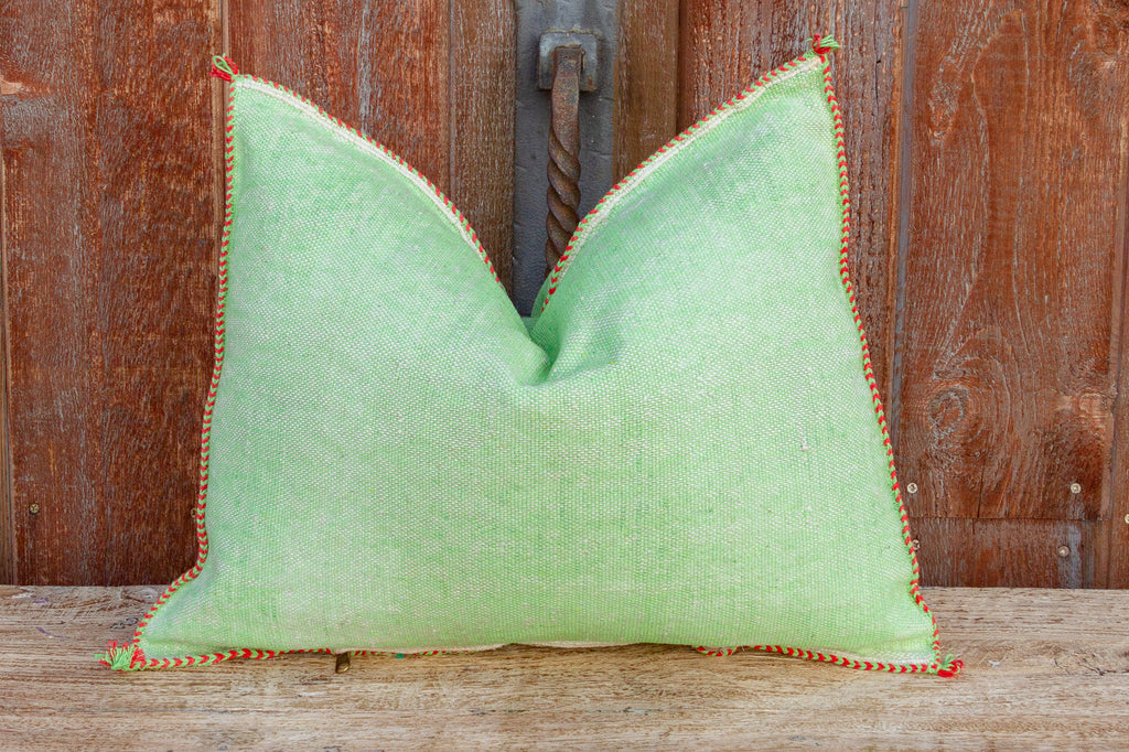 Ella Lumbar Moroccan Silk Rug Pillow