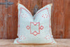 Shai Large Square Moroccan Silk Rug Pillow (Trade)