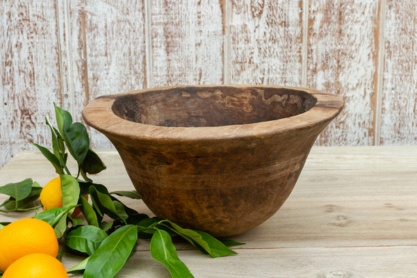 Antique Bell Shape African Bowl