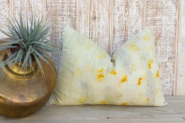Zubeen Tie Dyed Organic Silk Lumbar Pillow
