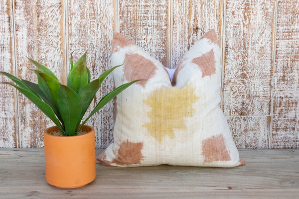 Kivili Organic Silk Ikat Pillow