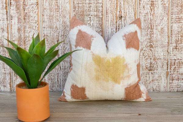 Vivi Organic Silk Ikat Pillow