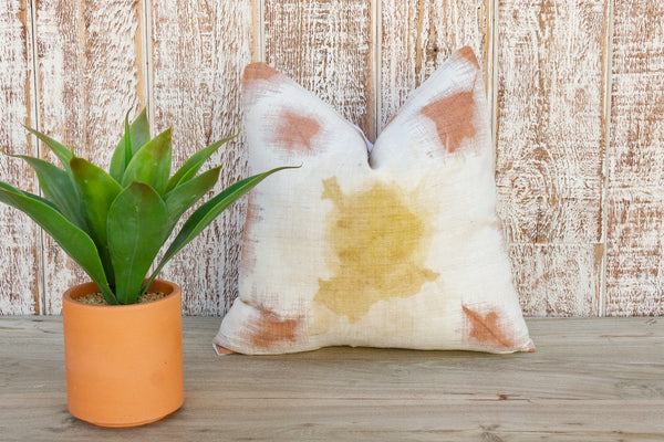 Mansha Organic Silk Ikat Pillow