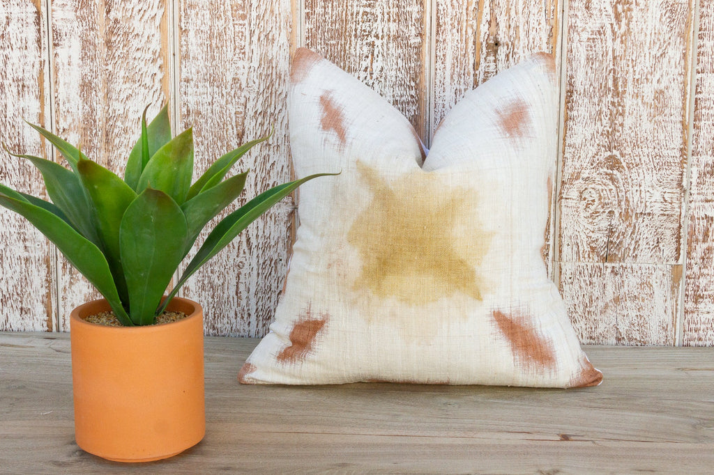 Bina Organic Silk Ikat Pillow (Trade)