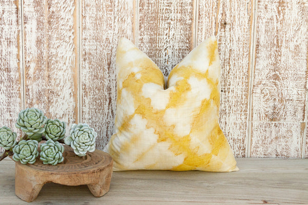 Asa Yellow Sunkissed Organic Silk Pillow