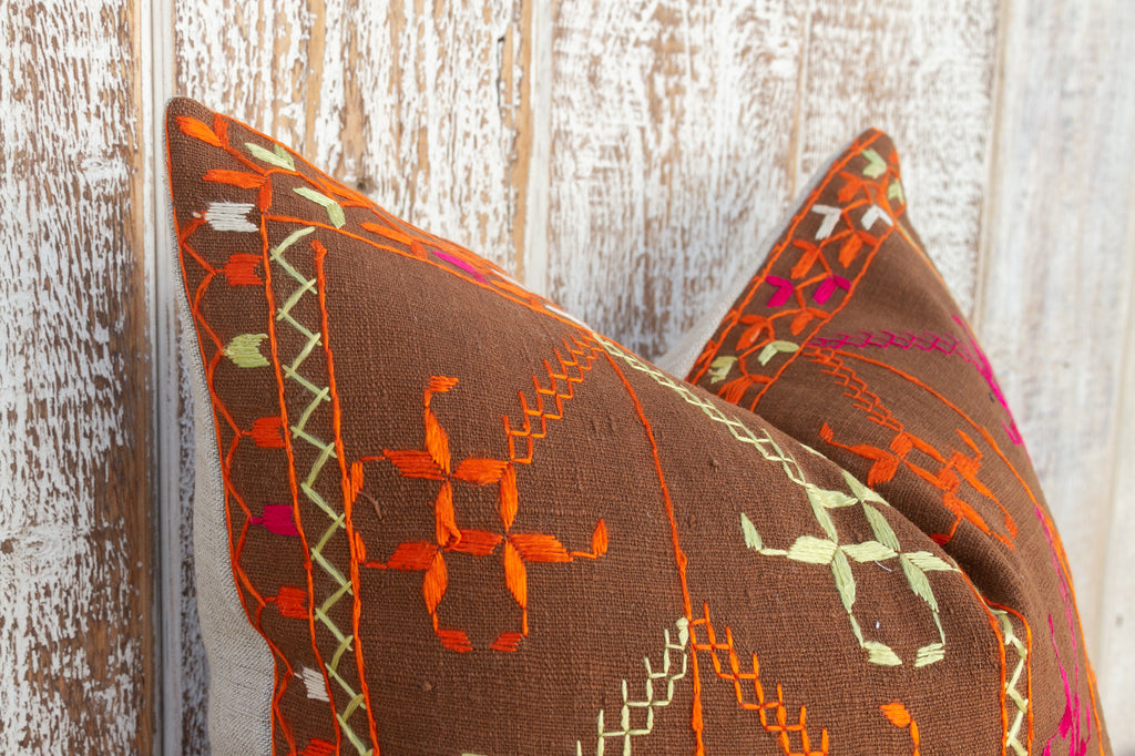 Abi Antique Indian Folk Pillow Cover