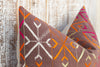 Anya Antique Indian Folk Lumbar Pillow Cover