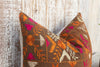 Diti Antique Indian Folk Lumbar Pillow Cover