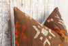 Rani Antique Indian Folk Lumbar Pillow Cover