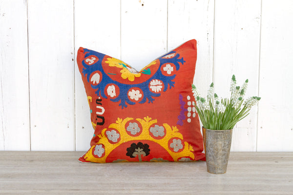 Aabroo Suzani Square Pillow