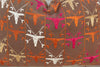 Tania Antique Indian Folk Lumbar Pillow Cover