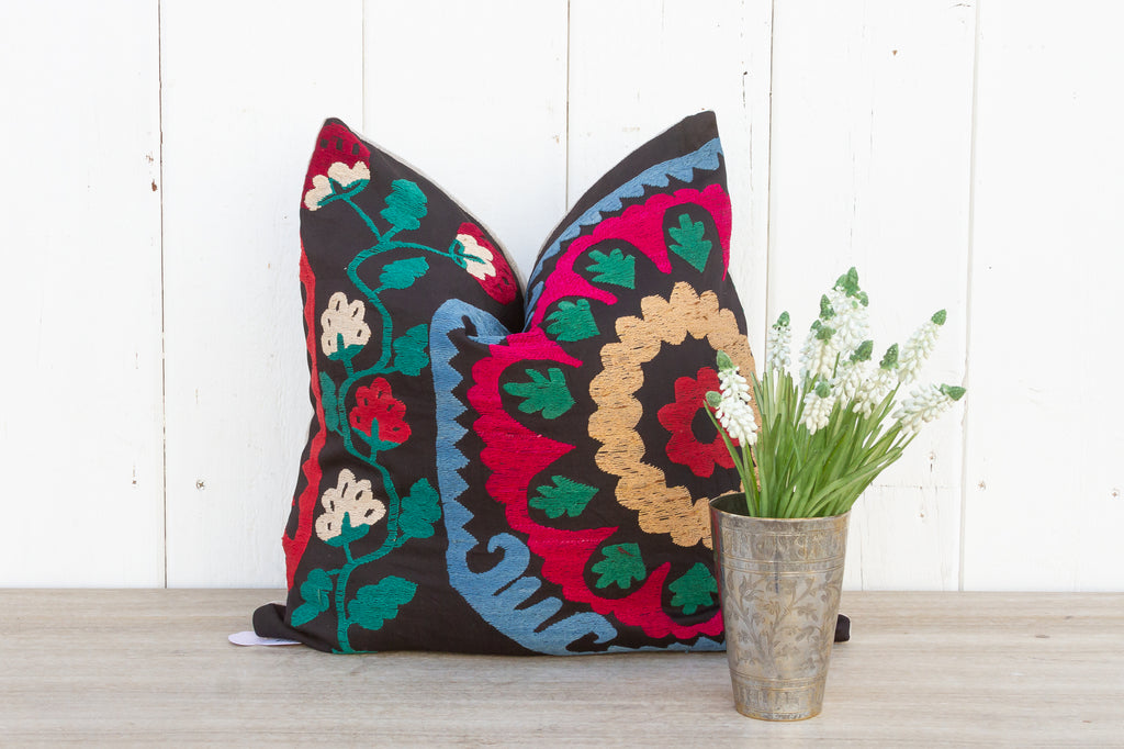 Taara Vintage Suzani Square Pillow