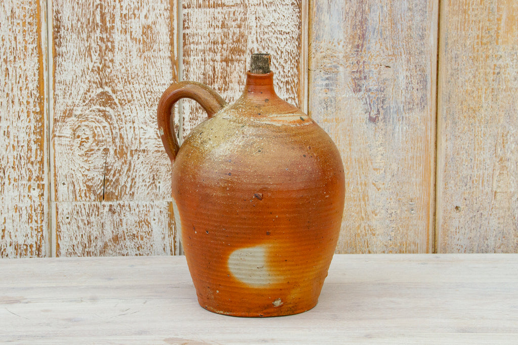 Glazed French Wine Container (Trade)