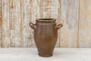 French Brown Glazed Oil Container