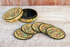 Kashmiri Lacquered Coster Set