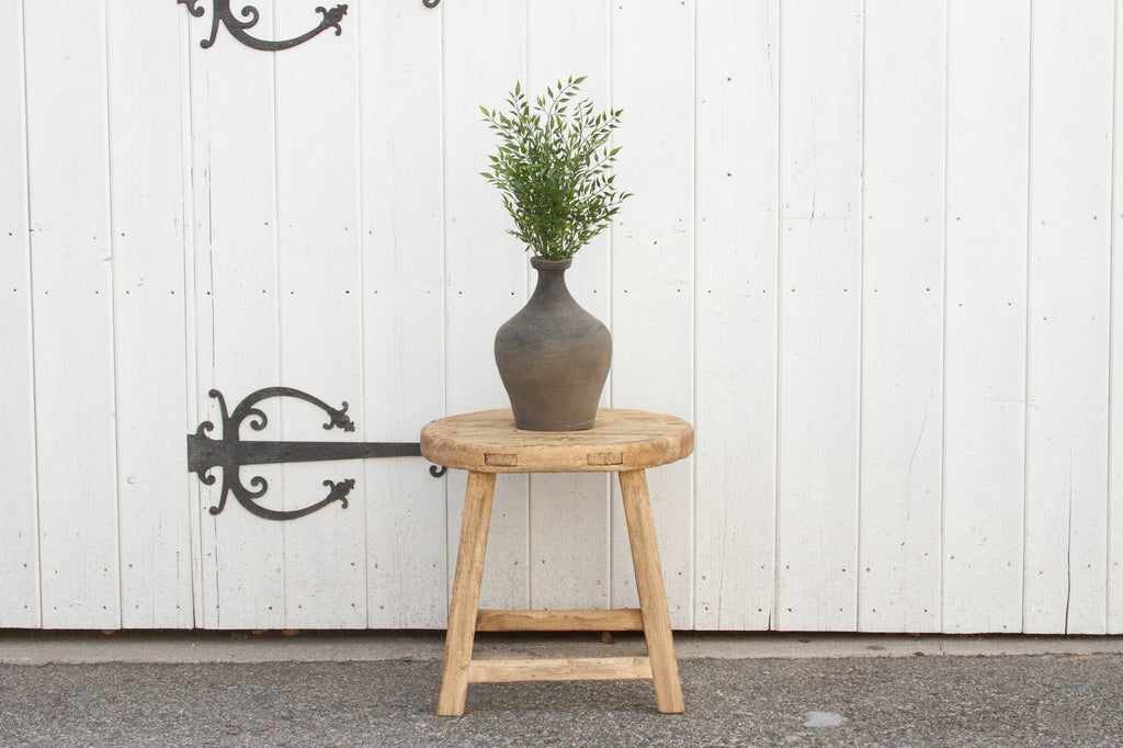 Charming Reclaimed Wood End Table