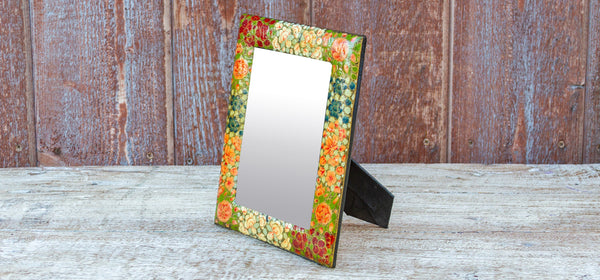 Petite Mache Kashmiri Multicolor Mirror