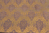 Copper Floral Varanasi Brocade Fabric