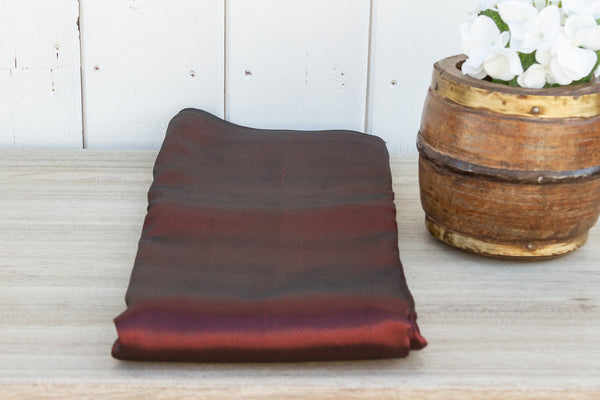 Burgundy Varanasi Brocade Fabric