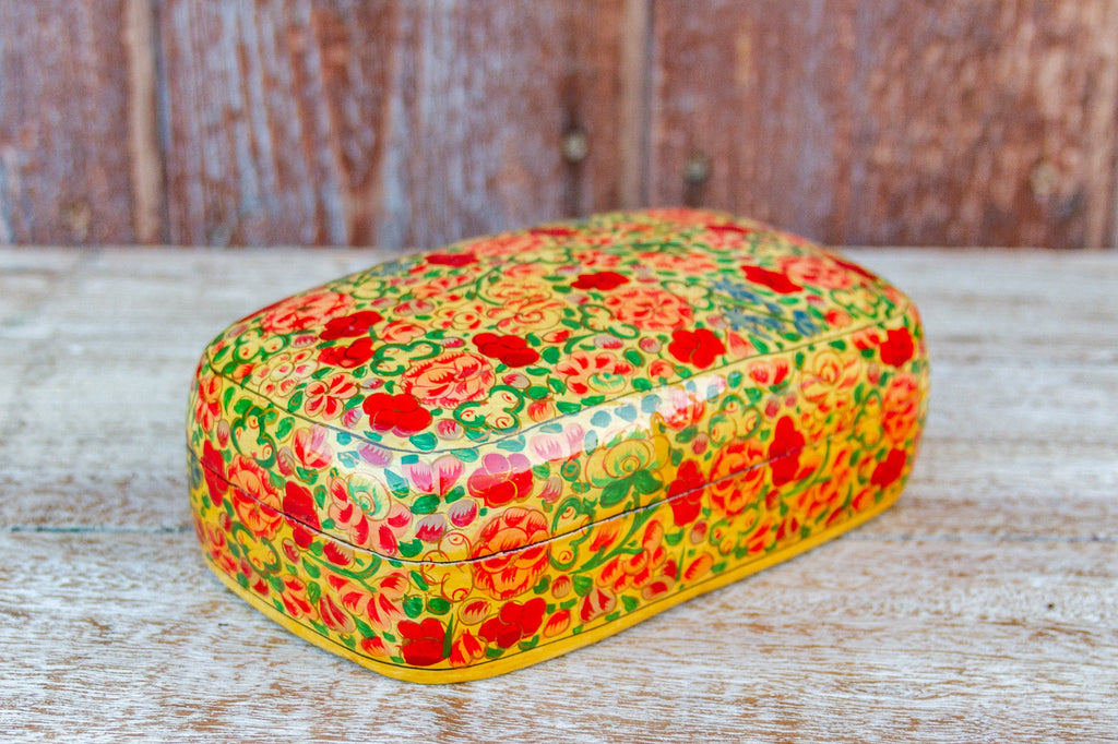 Floral Kashmiri Hand Painted Box