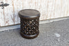 Small Carved Bamileke See-Through End Table