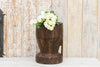 Large Indian Wooden Rustic Pot