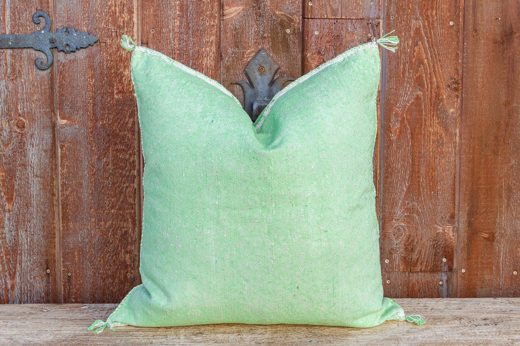 Sofina Large Moroccan Silk Rug Pillow (Trade)