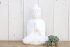 Serene Pure White Marble Buddha Statue (Trade)