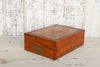 Antique English Satinwood Campaign Box Lap Desk (Trade)