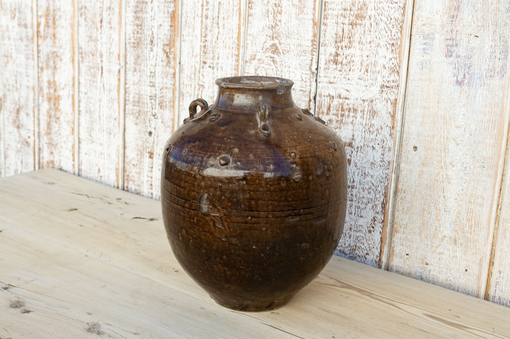 Antique Southeast Asian Martaban Oil Vessel