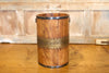 Wood and Brass Barrel Container (Trade)