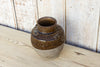 Burmese Brown Glazed Terracotta Pot