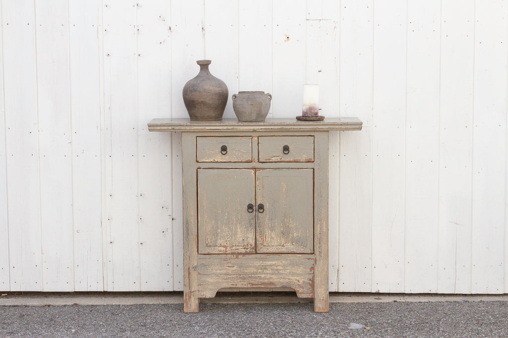 Painted Farmhouse Style Small Cabinet