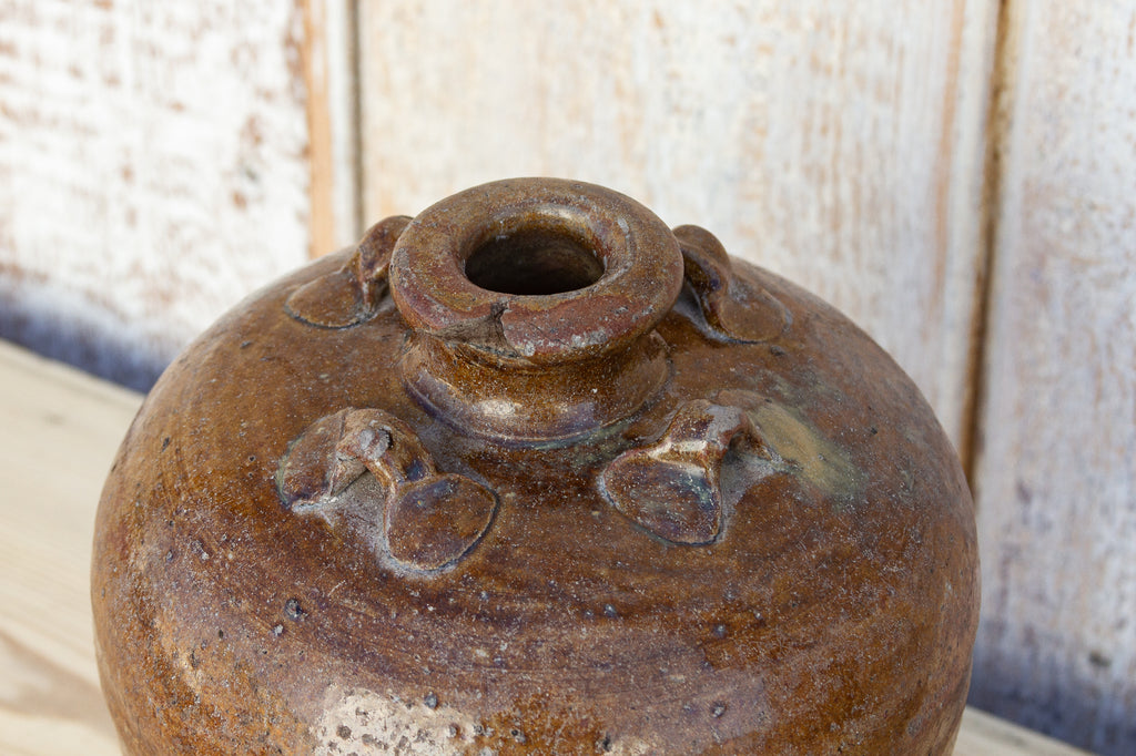 Antique Stoneware Burmese Wine Vessel