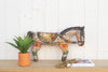 Antique Folk Indian Horse on Stand