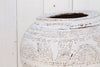 Whitewash African Antique Clay Pot