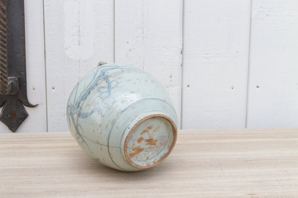 Antique Porcelain Jar with Dragon Motif