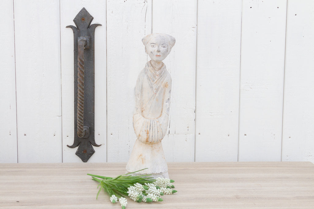 Antique Han Style Clay Chinese Statue