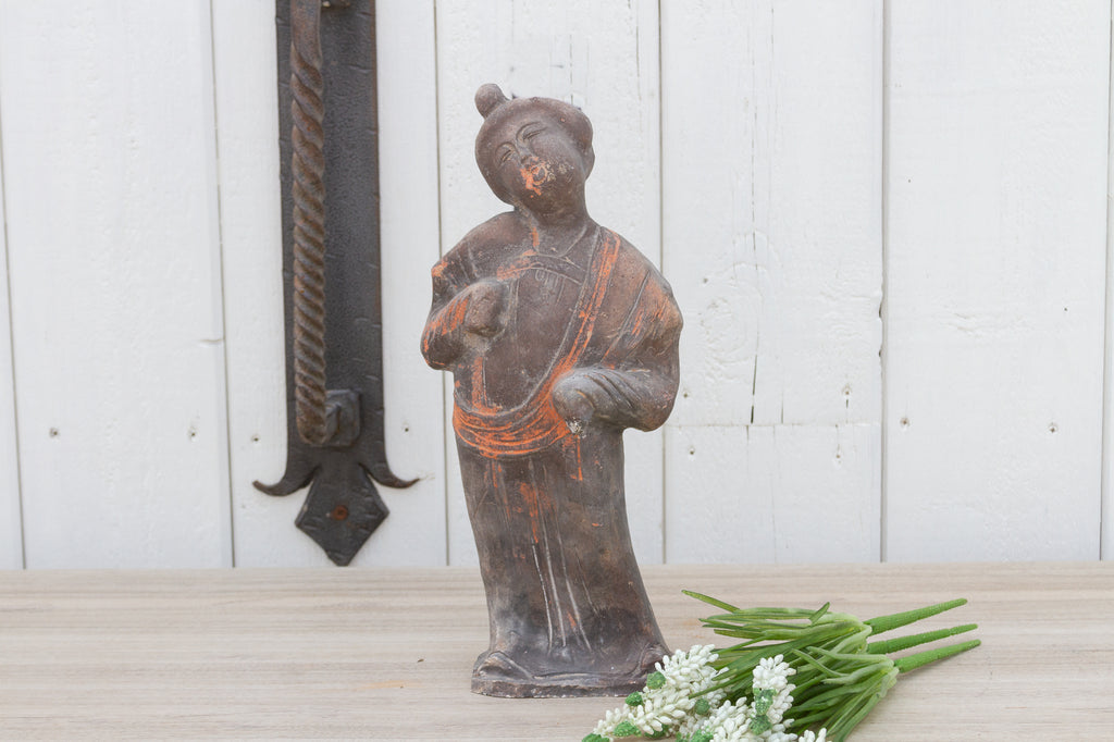 Antique Feng Style Pottery Figure