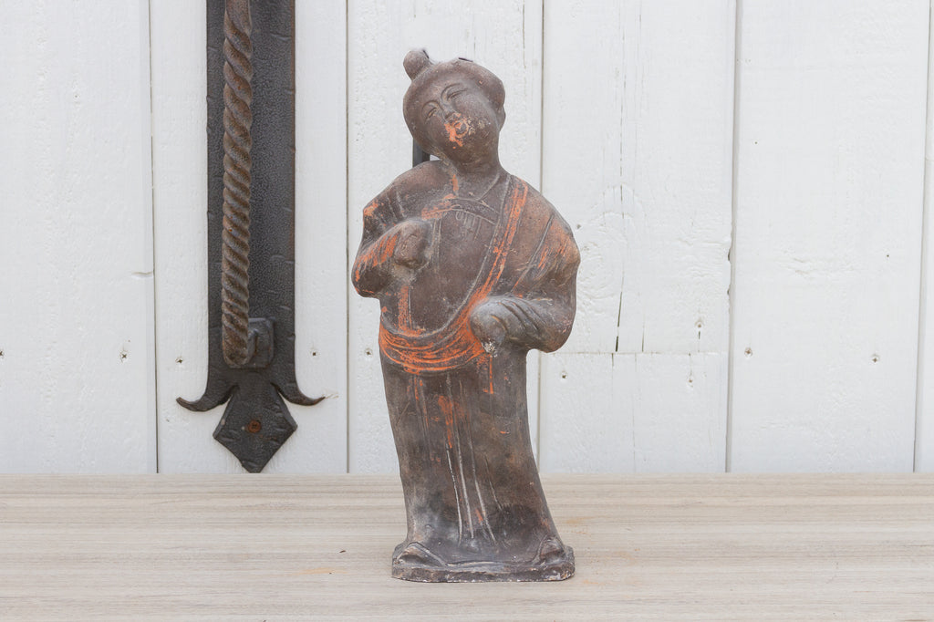 Antique Feng Style Pottery Figure