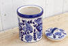 Blue Pottery Tulip Jar