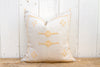 Almond Moroccan Silk Rug Pillow (Trade)