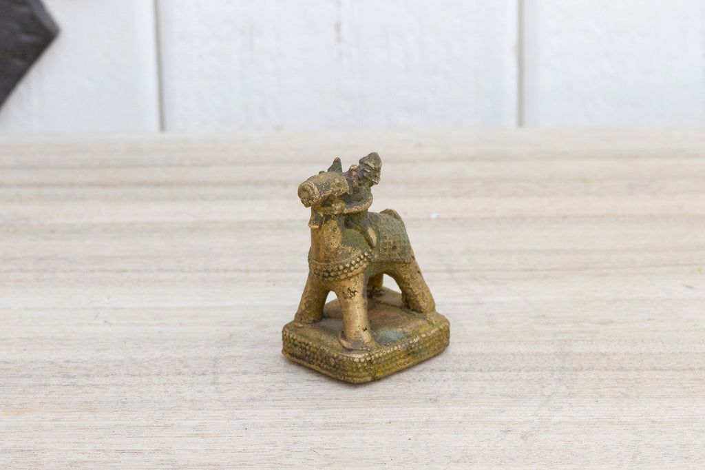 Small Brass Horse Statue