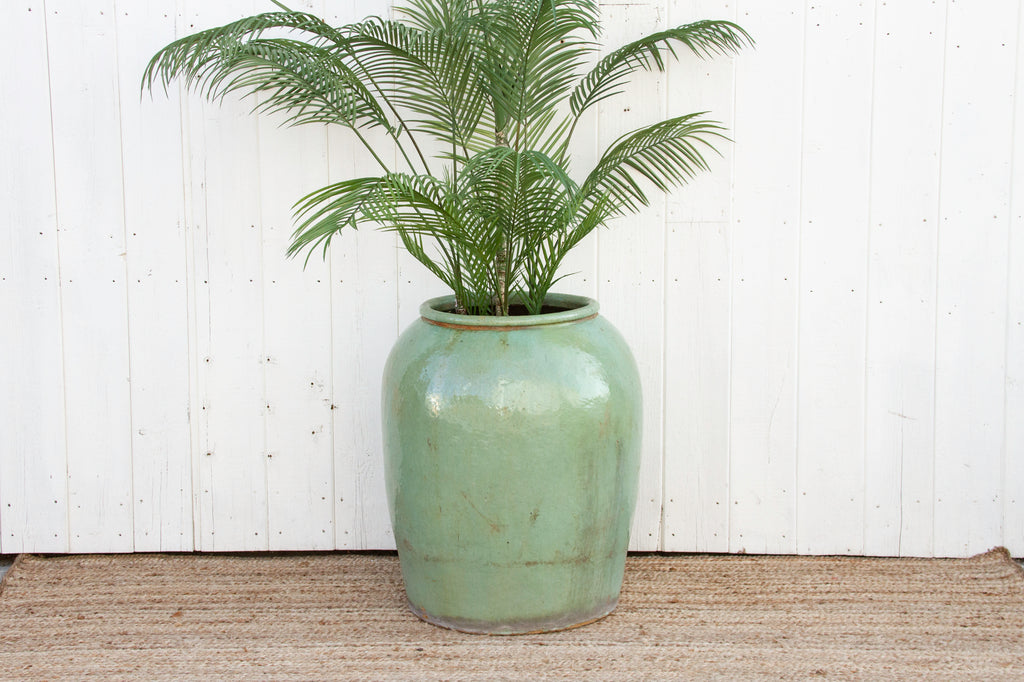asian planter pot Asian Celadon Glazed Planter– DE-COR