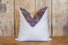 Ujala Metallic Embroidered Square Pillow (Trade)