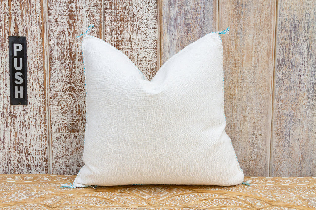 Blanca Moroccan Silk Rug Pillow