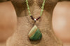 Rhyolite Garnet & Peridot Necklace (Trade)