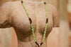 Rhyolite Garnet & Peridot Necklace (Trade)